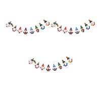 Ciieeo 3 Ensembles Bannière Gnome Rainbow pour Fête Lgbt Décoration Colorée de Fierté Drapeaux Suspendus pour Mois Fierté