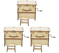 Ciieeo 3 Ensembles Boîte à Musique pour Garçon Fille Modèle de Piano à Assembler Musical Éducatif Activités Manuelles pour Garçons et
