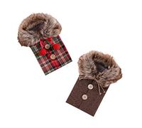 Ciieeo 3 Ensembles Couvercle De Bouteille De Vin Christmas Christmas Ornaments De Bouteille De Vin Couverture De De De Noël Lin 2 Pièces * 3