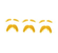 Ciieeo 3 Ensembles De Fausses Moustaches De Barbe Faux Sourcils Fourniture De Fête Fausse Moustache Fournitures De Cosplay Kit De Sourcils Et De Moustache pour Vieil Homme