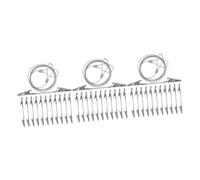 Ciieeo 3 Ensembles Dossier Photos Pince à genouillère réglable Agrafe Clips élastique Decor Mural Decoration Mural Pinces pour mémo Pinces pour Photo Métal Silver