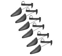 Ciieeo 3 Paires d'Élargisseurs de Chaussures Réglables Noirs Embauchoirs Anti-Déformation pour Cuir Baskets et Chaussures Plates Outil de Mise et Maintien Adaptable