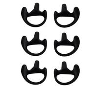 Ciieeo 3 Paires Embouts D'écouteurs en Silicone Noir Confortables et Sécurisés pour Écouteurs à Bobine Acoustique, Adaptés aux Exercices Vigoureux, Matériau Silicone Solide