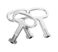 Ciieeo 3 pièces Clé Utilitaire pour Boîtier Compteur Gaz et Électricité Clé Tournevis Compacte Robuste pour Armoire de Distribution et Vanne