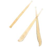 Ciieeo 3 Pièces Cuillères à Oreille en Corne de Mouton Bâtonnets de Nettoyage pour Oreilles Faciles à Nettoyer Adulte Maintien Santé Auditive
