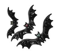 Ciieeo 3 Pièces Décorations de Chauves Souris Gonflables pour Halloween Ensemble de Décorations Suspendues Intérieures et Extérieures Jouets de Fête pour Ambiance Effrayante