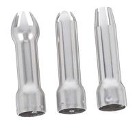 Ciieeo 3 pièces Kit de Douilles Acier Inoxydable pour Décoration de Gâteaux Embouts Pâtisserie pour Fleurs et Détails Macarons Accessoires de Douille pour Crème et Café