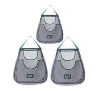 Ciieeo 3 pièces Organisateur Maille Respirante pour Cuisine Muraux pour Ail et Gingembre Économiseuse Espace pour Garde Manger