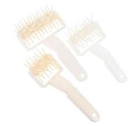 Ciieeo 3 Pièces Pâte avec Pointes Outil Plastique pour Perforer Pâte et Accessoire de Cuisson Polyvalent et Facile à Nettoyer pour Boulangers Débutants et