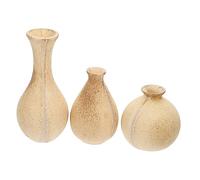 Ciieeo 3 Pièces Pot De Fleurs Fait Main pour Composition Floristique Vase De Bureau Bois Pot à Fleurs pour Décoration Intérieur