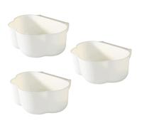 Ciieeo 3 Pièces Poubelle Suspendue de Cuisine Organisateur de Déchets pour Porte de Cabinet Bac à Pratique pour Épluchures et Restes Alimentaires Design Moderne et Gain de Place Facile à