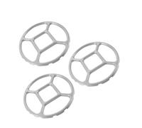 Ciieeo 3 Pièces Support auxiliaire pour petit pot support de casserole support de cafetière cuisinière à gaz anneau wok support de bague de réduction bague à gaz galvanisé Silver