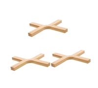 Ciieeo 3 Pièces Tapis de Pliant en Sets de Table Dessous de Plat Pliable pour Plats Chauds Dessous de Plat Pliable antidérapant Dessous de Plat X Pliable antidérapant Porte-Pot