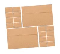 Ciieeo 30 Enveloppes Invitation Auto-adhésives en Papier Kraft Brun 10,8 X 15,9 Cm, Format A4, Lot de 30 Pièces pour Mariage, Cartes de Vœux et Envoi Photos