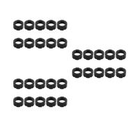 Ciieeo 30 Pièces Écrou de Support Téléphone Voiture 17mm en Plastique | Adaptateur à Rotule, Fixation pour Grille D’aération, Installation Simple, Maintien Sûr du Téléphone