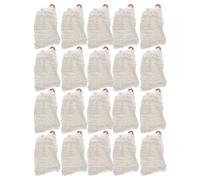 Ciieeo 30 Pièces Filet en Barre Bain pour Artisanal et Coton Beige Lin de Séchage Rapide, Usage Polyvalent, Bain Quotidien Gommage du Savonnette Corps