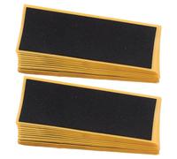 Ciieeo 30 Pièces Ruban Adhésif Mousse Antidérapant pour Fingerboard Autocollants Grip Tape Noirs Adhésifs Réutilisables pour Mini Skateboards