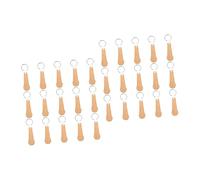 Ciieeo 30pièces Porte-clés Pour Chariot Outils De Déverrouillage Pratiques Forme De Clé Accessoires Écologiques Pour De Supermarché