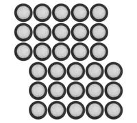 Ciieeo 30pièces Rondelles de Joint Torique Caoutchouc Plat avec Filtre Acier Inoxydable Joints Étanchéité pour Tuyaux Arrosage et Pouce Accessoires de Raccords Flexibles Antifuite