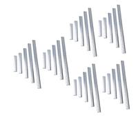 Ciieeo 30pièces Set De Règles Droites Aluminium Ensemble De Règles Métalliques Pratiques Pour École Et Bureau De Chaque