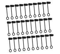Ciieeo 36 Capuchons de Protection et Environnements Professionnels pour Rassemblements à Domicile pour Bec Verseur en PVC Noir, 36pcs, Prévention des Fuites et Versement Précis