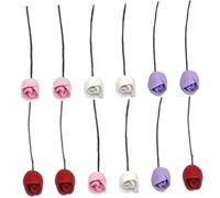 Ciieeo 36 pièces Miniature Tulip Flower Model Set pour Décoration Maison de Poupée Accessoires Miniatures pour Table de Jeu Fleurs Artificielles Blanches Roses Roses Pourpres et Rouges