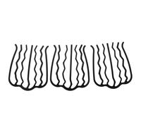Ciieeo 3pcs Peignes Latéraux Pince à Cheveux avec Dents en Acier Peint Noir, Maintien Cheveux Longs et Épais, Confortables à Porter, Accessoires Coiffure pour Femmes et Filles