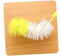 Ciieeo 3pièces Brosse de Nettoyage pour Bouteille Nylon Flexible avec Manche Acier Inoxydable Long pour Laver Bouteilles de Vin Biberons et Carafes Couleur Aléatoire