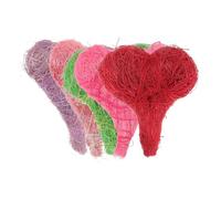 Ciieeo 4 Ensembles Coffret Petits Ornements Decoration Noel Decoration De Noel Room Decor Ornements De Centre De Table De Mariage Ornements De Coeur Soie De 5 Pièces * 4