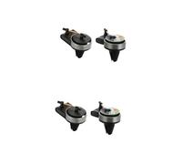 Ciieeo 4 Ensembles Diffuseur de Parfum pour Forme de Platine Vinyle de Clips Aromatiques pour Ventilation avec Recharges Accessoires Auto Élégants et Rétro