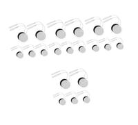 Ciieeo 4 Ensembles Feuille D'électrode Coussinets De Rechange Ronds Coussinets De Massage À Impulsions Remplacement Des Électrodes Hydrogel De Silicone Non Tissé 10 Pièces * 4