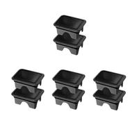 Ciieeo 4 Paires Bouchon De Trou De Boîte Arrière Capuchon De Remplacement Accessoires De Camion Bélier Remplacement De Lit De Petit Camion Clé Couverture Ram Noir Plastique