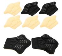 Ciieeo 4 Paires de Semelles Adhésives Antidérapantes pour Talons Coussinets Protecteurs en Gel Épais et Fin Coloris Beige et Noir Adaptées aux Chaussures de Sport et Talons Hauts
