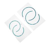 Ciieeo 4 Pcs Rosaces en Bois pour Guitare Acoustique 38 et 41 Autocollantes Accessoires pour Rosace de Guitare Décorations 3D Résistantes à L'Usure Remplacement Facile