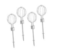 Ciieeo 4 pièces Accessoires Batteur Électrique Inox pour Mini Mixeur Manuel Robustes pour et Œufs Montage Rapide pour Pâtisserie à et Usage Professionnel Réutilisable