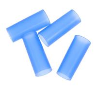 Ciieeo 4 Pièces Anneaux en Silicone pour Saxophone Alto, Accessoires pour Saxophone, Améliorant la Performance et Réduisant les Fuites D'air, Cache Coup Bleu en Silicone