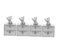 Ciieeo 4 Pièces Boîte de rangement porte-dents en pour enfants récipient à dents pour enfants boîte à dents boite à dents support de stockage de dent porte-dent de cas de dent