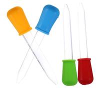Ciieeo 4 Pièces compte-gouttes pipette en verre pipette en plastique pipette de dosage Pipette pour expériences scientifiques pipette volumétrique compterner polypropylène (pp)