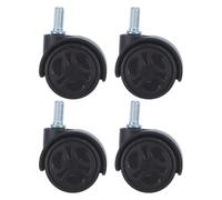 Ciieeo 4 Pièces Roues Pivotantes pour Appareils Roulettes de Remplacement pour Aspirateur Mini Roues pour Meubles et Cuisine Rotation Silencieuse Axe