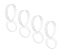 Ciieeo 4 pièces Support Pliable pour Fabrication de Cache Oreilles Plastique Cadre Détachable Ergonomique pour Accessoires de Protection Auditive DIY Lot de Polyvalentes
