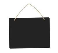 Ciieeo 4 pièces Tableau Noir Suspendu Double-face avec Corde Tableau Mémo Effaçable Décoratif pour Messages Panneau Mural Polyvalent pour Maison et Boutique Lot
