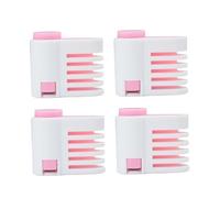 Ciieeo 4 Pièces Trancheuse à Gâteau Réglable avec Niveleur de Couches pour Gâteaux et Toasts Outil de Découpe et Pratique Rose