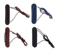 Ciieeo 4pcs Sangles Élastiques en Cuir de Vache pour Carnets et Journaux, Protection Vintage des Bords Installation Facile et Touche Décorative