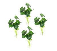 Ciieeo 4pièces Artificielles Lot de Tiges Et Branches Décoratives Plantes Vertes Réalistes pour Décoration Intérieure Et Bureau