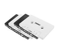 Ciieeo 4pièces Cassette Audio Vierge Lot pour Enregistrement Bricolage Décoration Murale Fête Anniversaire Cadeau Original