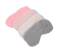 Ciieeo 4pièces Lot de Masques de Sommeil Opaques pour Adultes et Confortables pour Voyages et Pauses Couleur Aléatoire