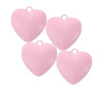 Ciieeo 4pièces Poids Pour Ballons Forme De Cœur Pendentifs Décoratifs Pour Ballons à Hélium Accessoires Pour Fête Prénatale Mariage Anniversaire