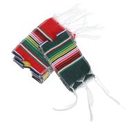 Ciieeo 4pièces Poncho à Bière Mini Serapes pour Bouteilles Décoration De Fête Mexicaine pour Bouteilles De Bière Et Boissons
