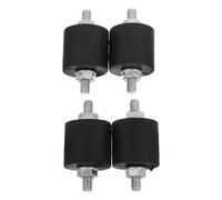 Ciieeo 4pièces Supports Anti-vibration pour Compresseur Air avec Écrous Amortisseurs Cylindriques Isolation des Vibrations Kit du Bruit et Maintien Stable Espaces Restreints