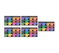 Ciieeo 5 Autocollants Index Mensuels pour Bloc-notes Adhésif Puissant et Étanche, en Cuivre et Colle, pour Bureau et Fournitures Scolaires Couleur Aléatoire